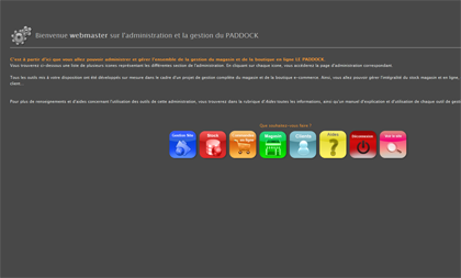 outils d\'administration sur mesure